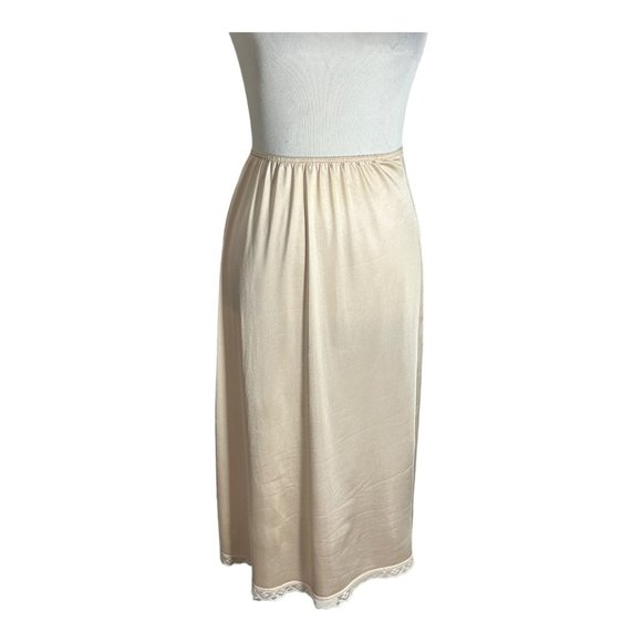 Warner's Other - Vintage Warner's Perfect Measure Half Slip Women's Size Med 29"L Beige 55300 USA